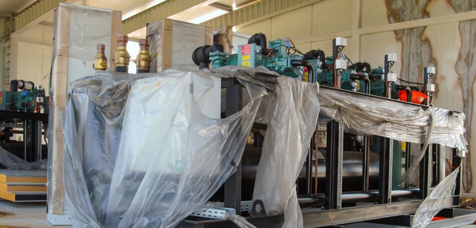 equipment inside a storage facility in Texas